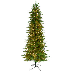 Fraser Hill Farm Artificial Christmas Tree - 7.5 Ft. Carmel Pine - 8F Clear LED Lights FFCP075-5GR