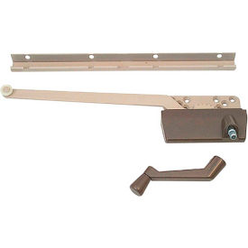 Prime-Line H 3949 Wood Casement Operator with Track and 9-1/2-Inch Arm Bronze H 3949