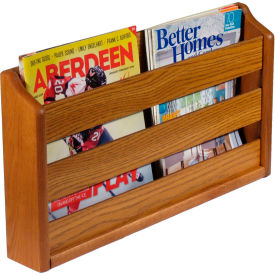 Wooden Mallet™ Wall Mount or Countertop Magazine Rack 20