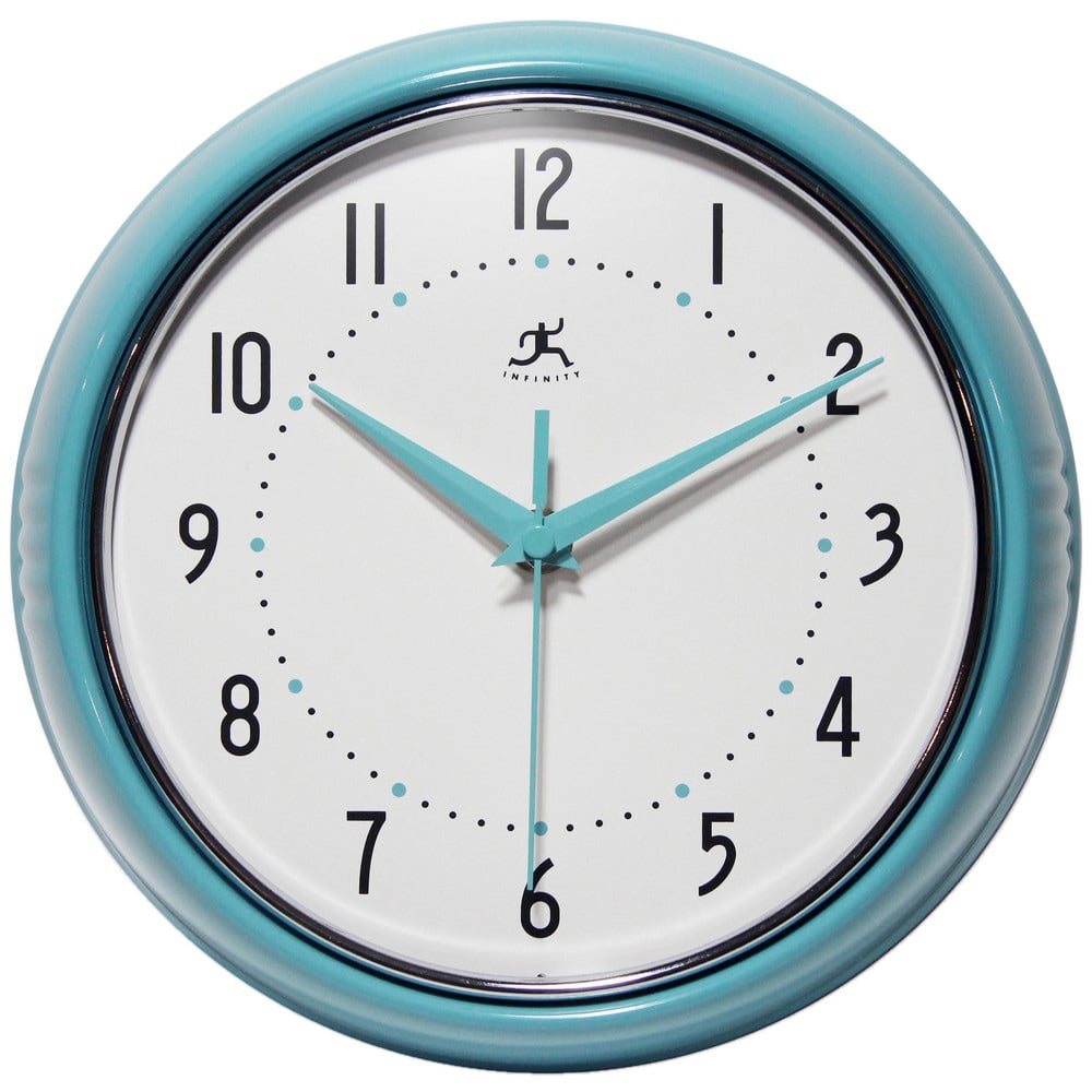 Office Wall Clocks, Clock Type: Dial , Display Type: Analog , Power Source: Battery , Clock Movement Control: Manual , Face Color: White  MPN:10940-TQSE