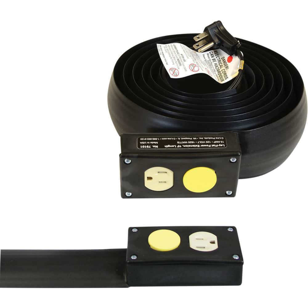 Power Cords, Cord Type: Extension Cord , Overall Length (Feet): 10 , Cord Color: Black , Amperage: 13 , Voltage: 125  MPN:79101