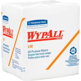 WypAll® L40 Quarterfold Wipers - 12-1/2'X x 12