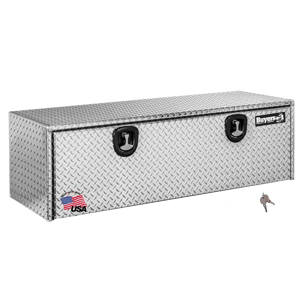 Truck Tool Storage Units, Type: Underbody Box , For Use With: Tool & Equipment Storage , Storage Capacity (Cu. Ft.): 24 , Color: Silver , Material: Aluminum  MPN:1705147