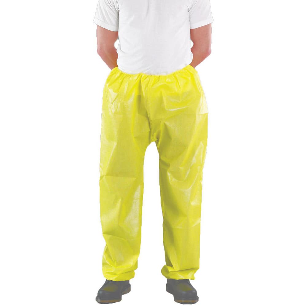 Disposable Pants, Protection Type: Chemical-Resistant , Size: X-Large , Waist Size: 46 , Color: Yellow  MPN:YE30-W92-301-05