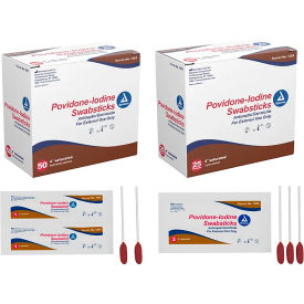 Dynarex Povidone Iodine Swabsticks 250 Pcs 1202