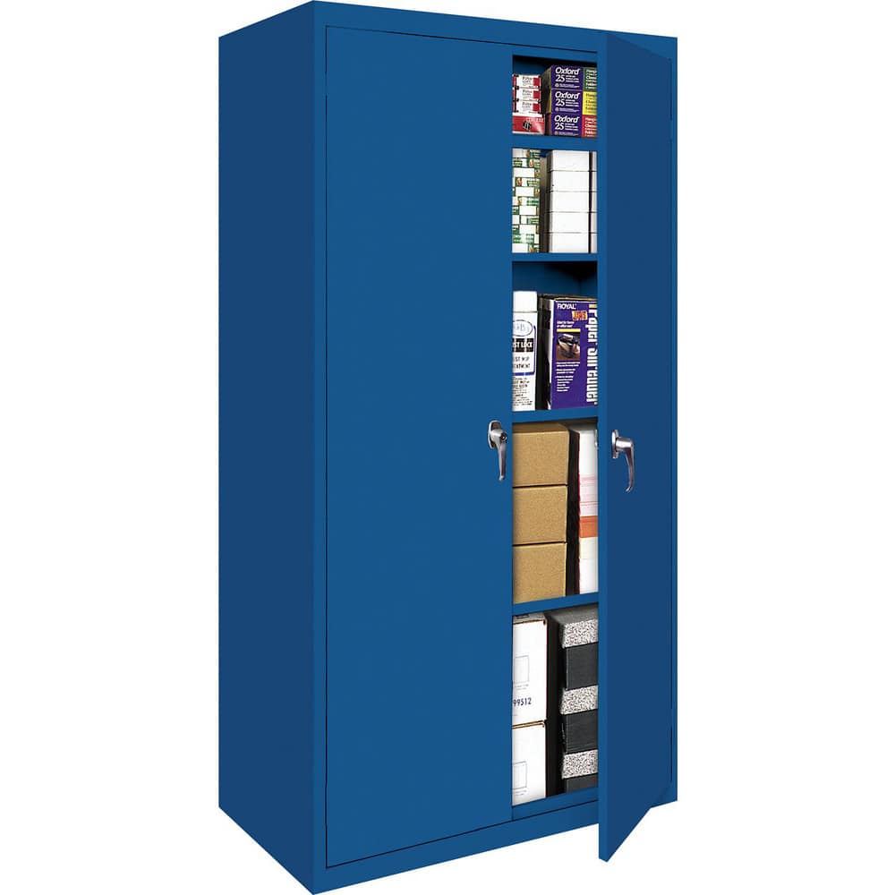 Storage Cabinets, Cabinet Type: Fixed Shelf, Lockable Storage , Cabinet Material: Steel , Width (Inch): 42in , Depth (Inch): 18in  MPN:FS-42-N