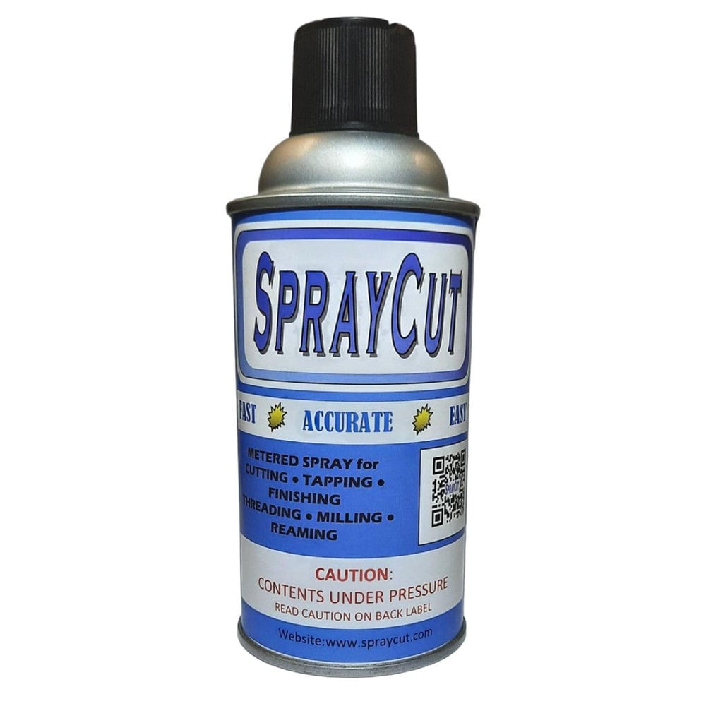 SprayCut CF1 12 oz. Aerosol Cutting Fluid - For Cutting & Tapping Exotic & Common Materials MPN:SC CF1-12