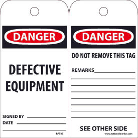 NMC RPT59 Tags Danger Defective Equipment 6