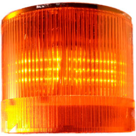 Springer Controls / Texelco LA-2315 70mm Stack Light Flashing 120V AC/DC BULB - Amber 1523-