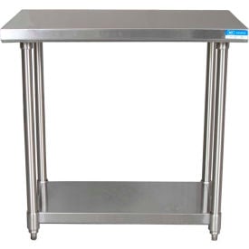 BK Resources 304 Stainless Steel Table 36 x 30