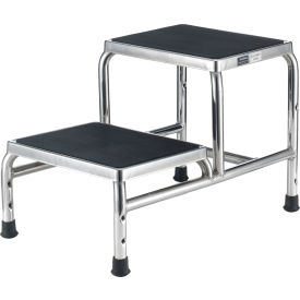 GoVets™ Chrome Two-Step Foot Stool 961436