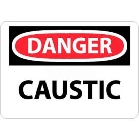 NMC D403P OSHA Sign Danger Caustic 7