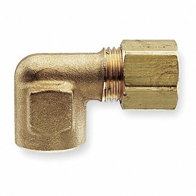 Elbow 90 Brass CompxF 1/4Inx1/8In PK10 MPN:170C-4-2