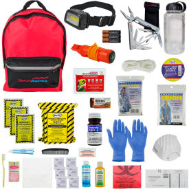 Ready America® 3 Day Deluxe Emergency Survival Kit 1 Person Backpack 19 Pieces 70185