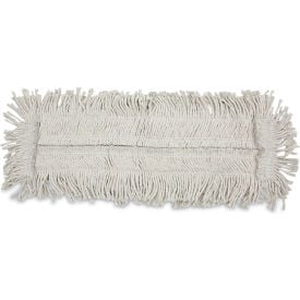 Boardwalk® Disposable Cut End Dust Mop Head Cotton/Synthetic 24 x 5 White BWK1624