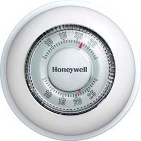 Honeywell The Round® Mercury Free Thermostat T87K1007 With Manual Changeover Rwy T87K1007