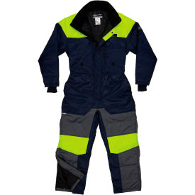 Ergodyne® N-Ferno® 6475 Cold Storage Thermal Insulated Coverall XL Navy 41245