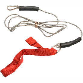 CanDo® Bungee Exercise Cord with Attachments 7' Cord Red 10-5802