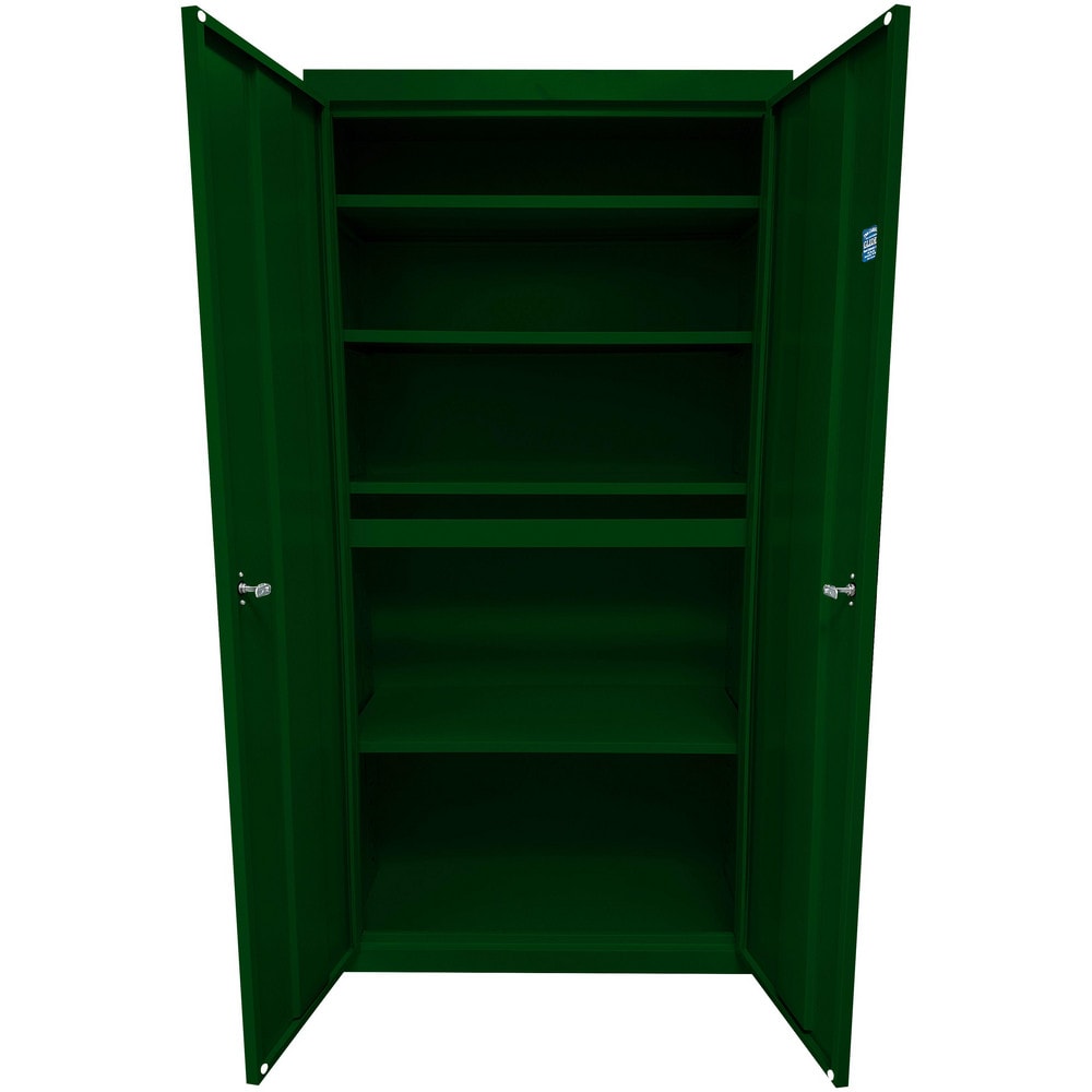 Storage Cabinets, Cabinet Type: Steel Storage Cabinet , Cabinet Material: Steel , Width (Inch): 24 , Depth (Inch): 18 , Cabinet Door Style: Flush  MPN:UA-241872-HGR