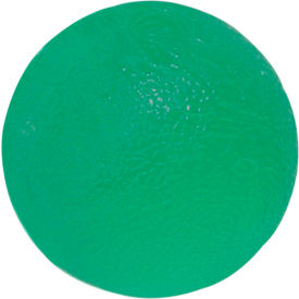 CanDo® Gel Hand Exercise Ball Small Circular Green Medium 10-1493