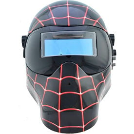 Marvel EFP E Auto-Darkening Welding Helmet 9-13 Variable Shade Black Spiderman Graphic 3012589