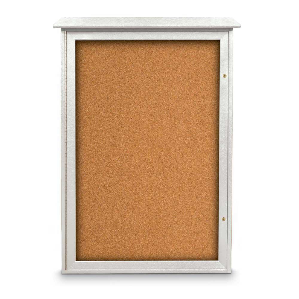 Enclosed Cork Bulletin Board: 48