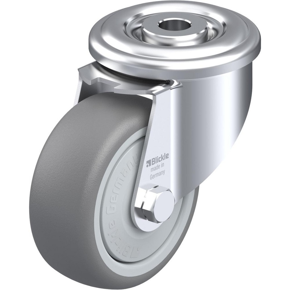 Standard Casters, Mount: Hollow Kingpin , Caster Type: Swivel w/Brake , Bearing Type: Precision Ball , Style: Double Ball , Wheel Diameter (Inch): 4  MPN:640987