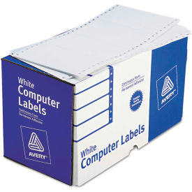 Avery® Dot Matrix Printer Shipping Labels 1 Across 2-15/16 x 5 White 3000/Box 4076*****##*