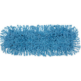 Boardwalk® Mop Head Dust Looped-End Cotton/Synthetic Fibers 24 x 5 Blue UNS1124