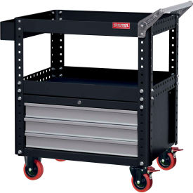 Shuter® Steel Utility Cart w/3 Lower Drawers 800 lb. Cap 34-3/8