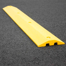 Yellow Speed Bump with Cable Protection & Hardware - 72