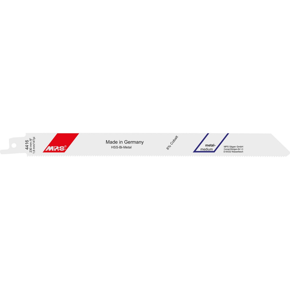 Reciprocating Saw Blades, Blade Material: Bi-Metal , Blade Length (Decimal Inch): 9.0550 , Blade Width (Decimal Inch): 0.7480 , Teeth Per Inch: 14  MPN:4416-50