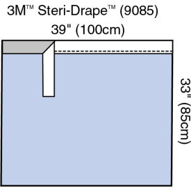 3M™ Steri-Drape Adhesive Towel Drape 39