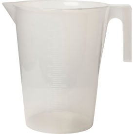 Bel-Art PP Tall Graduated Pitcher 289940000 5000ml Capacity 100ml Graduation Clear 1/PK 289940000