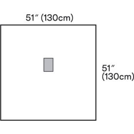 3M™ Steri-Drape Medium Drape with Incise Film 1060 51