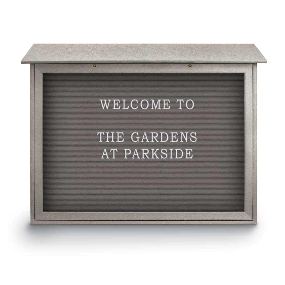 Enclosed Letter Board: 45