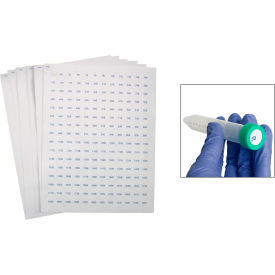 Bel-Art Cryogenic Storage Label Sheets 13mm Dots for 1.5-2ml Tubes White (3840 labels) 134911301