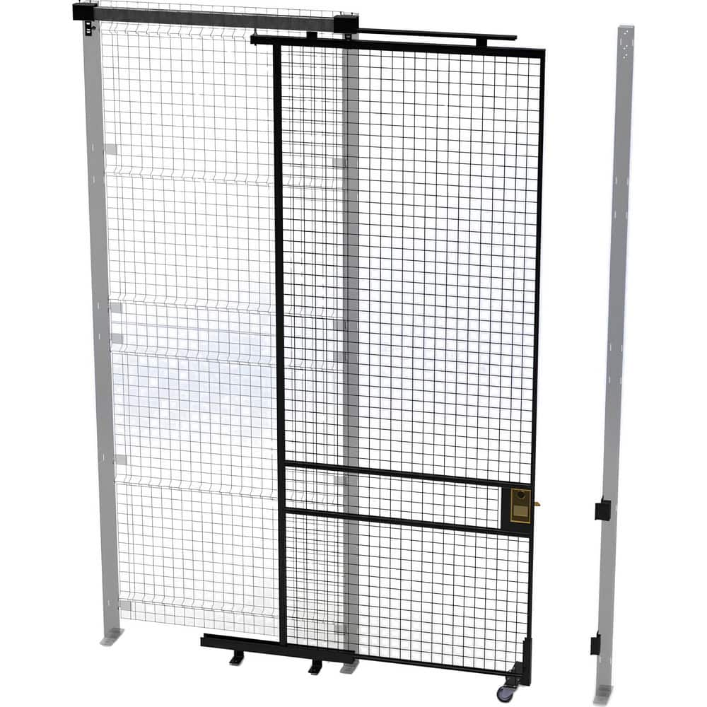 Temporary Structure Partitions, Overall Height: 120in , Width (Inch): 46 , Overall Depth: 1.5in , Construction: Welded , Material: Steel  MPN:V590410