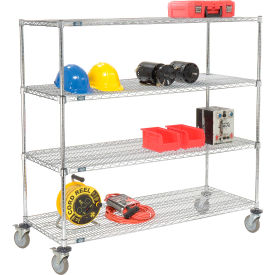 Nexel® 4 Shelf Truck Chrome 60