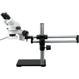 AmScope SM-5BZ-144S 3.5X-90X Binocular Stereo Microscope on Ball Bearing Stand with 144-LED Light SM-5BZ-144S