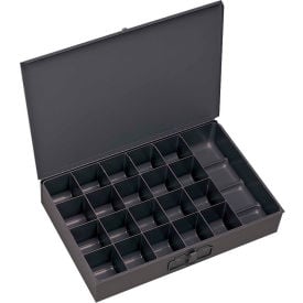 Durham Steel Scoop Compartment Box 109-95 - 21 Compartments - Pkg Qty 4 109-95