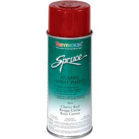 Spruce General Use Spray Paint 16 Oz. Cherry Red 12 Cans/Case - 98-4 98-4