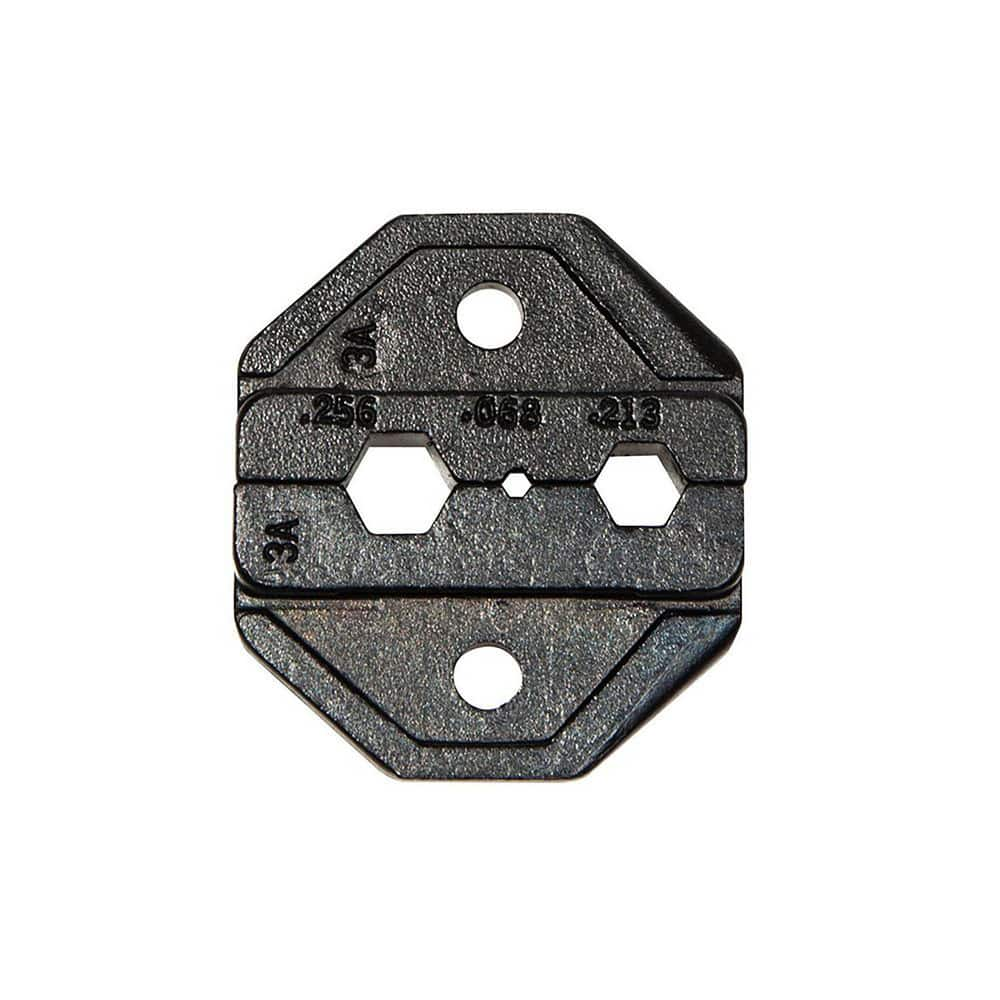 Crimper Dies, Tool Type: Crimper Die Set , Size: RG -58, RG-59, RG-6, RG-62 , Color: Black , For Use With: Modular Crimper , Crimp Dimensions: 0.068 MPN:VDV211-038