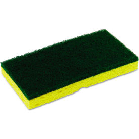 Continental® Medium-Duty Sponge N' Scrubber Yellow/Green 24 Sponges SS650/24