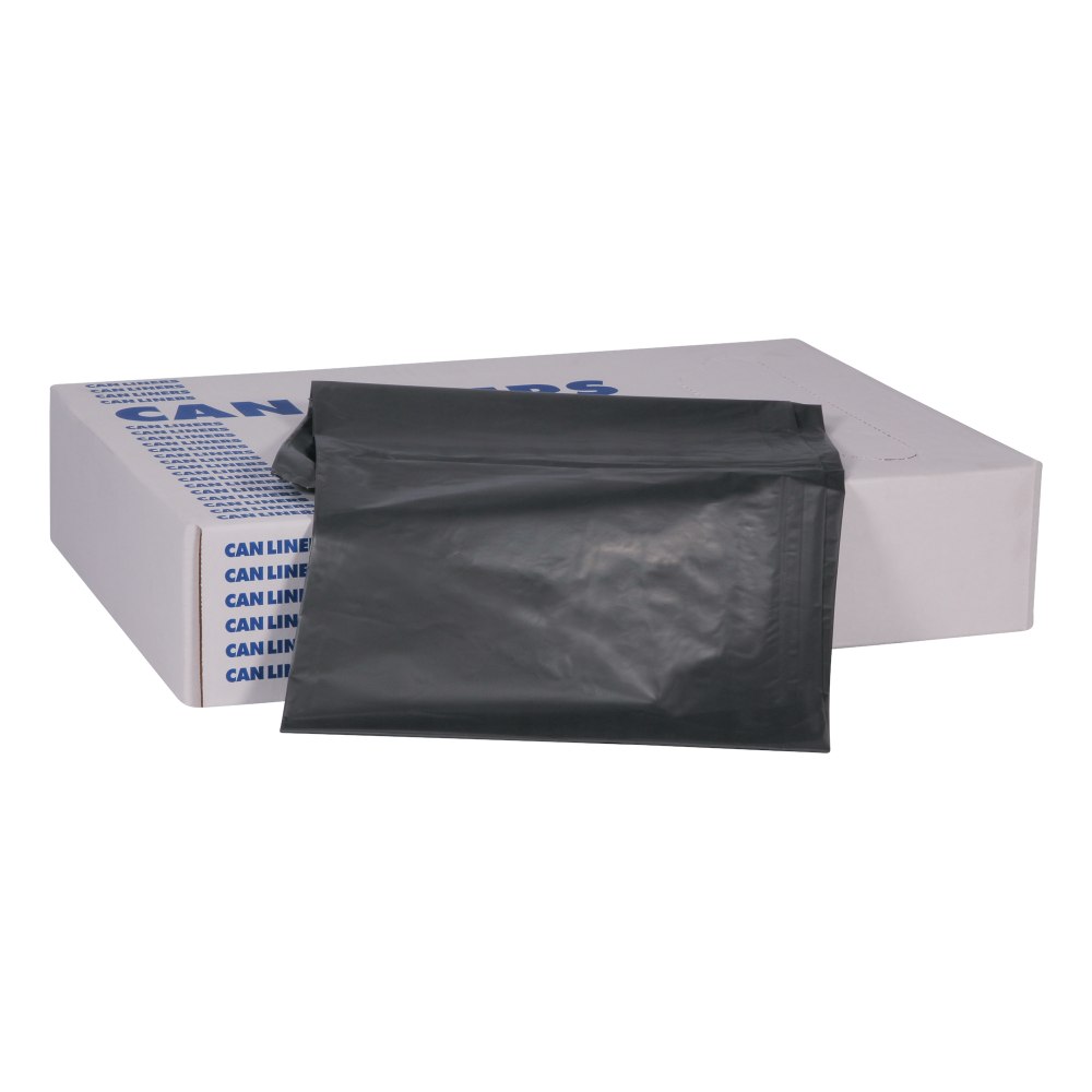 Heritage Low-Density Trash Can Liners, 0.35-mil, 10 Gallons, 23in x 24in, Black, Case Of 1,000 Liners (Min Order Qty 2) MPN:D4823RK