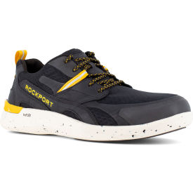 Rockport Works Truflex® Fly Blucher Sneaker Composite Toe Size 8.5W Black/Gold RK4673-W-08.5