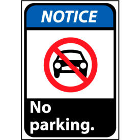 Notice Sign 14x10 Vinyl - No Parking NGA19PB