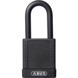 ABUS 74/40 Keyed Different Lockout Padlock 1-1/2-Inch Non-Conductive Shackle Black 09800 - Pkg Qty 10 09800