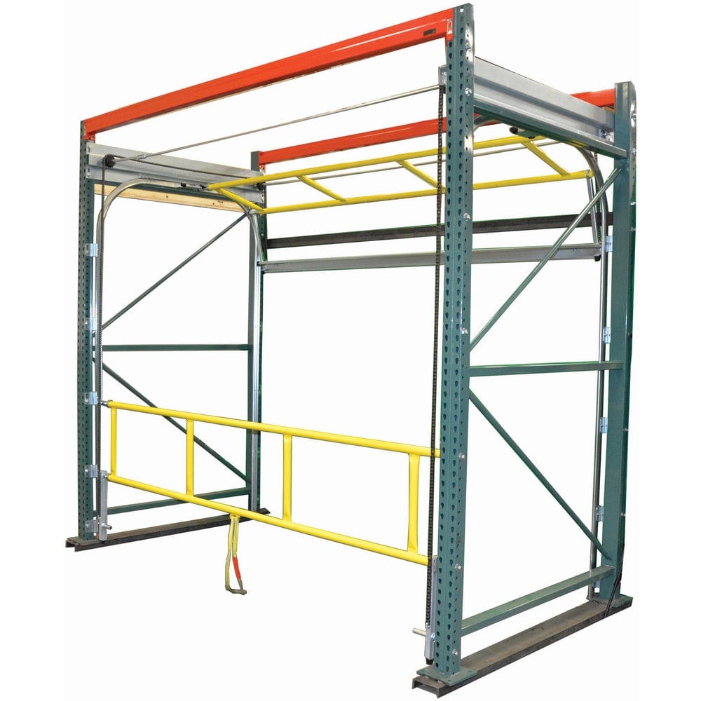 Rail Safety Gates, Material: Steel , Overall Width: 72 in , Width (Inch): 72 , Self Closing: No , Color: Safety Yellow  MPN:301349-7260