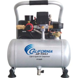 California Air Tools 1P1060S Light & Quiet .6 Hp 1.0 Gal. Portable Air Compressor CAT-1P1060S